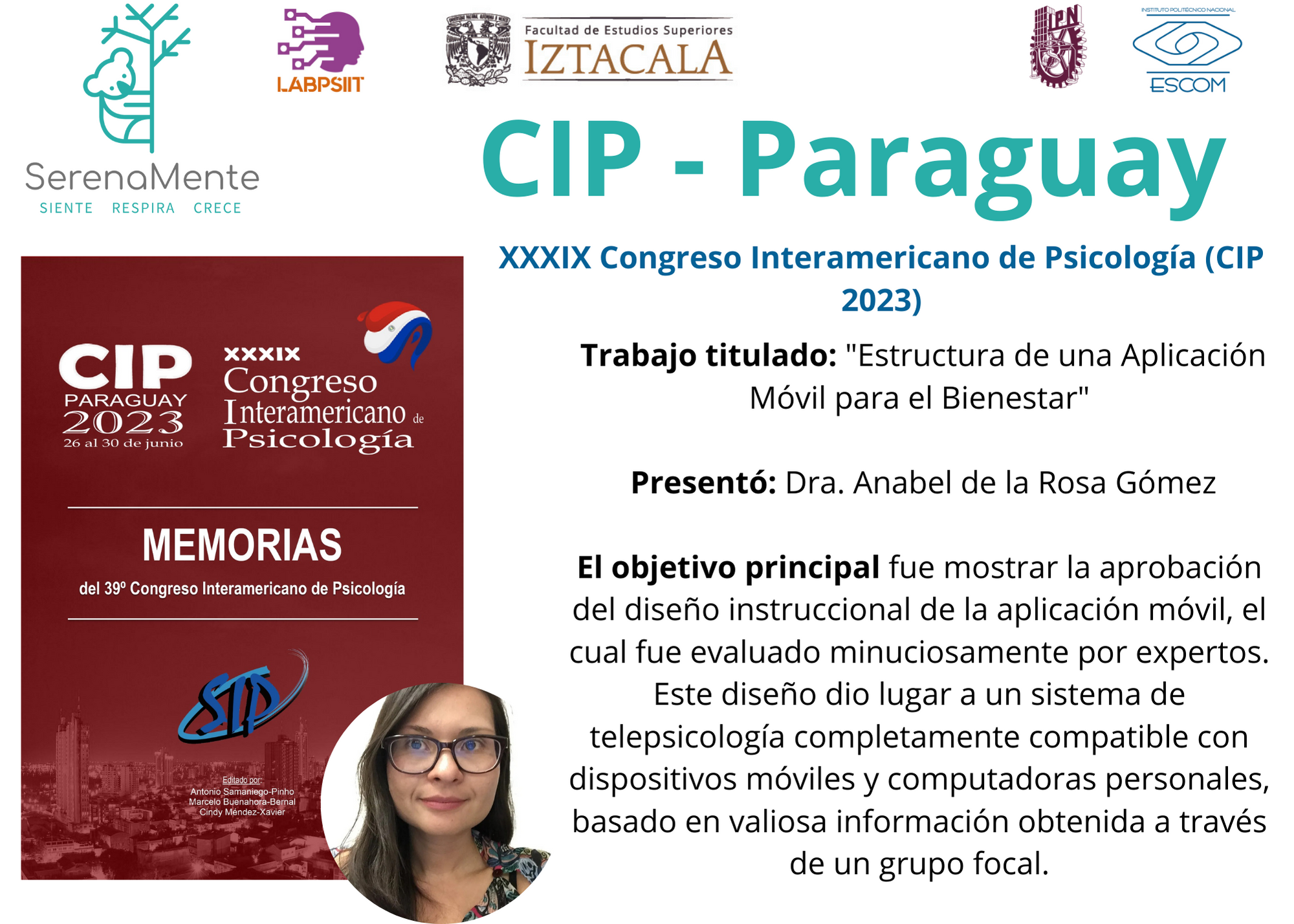XXXIX Congreso Interamericano de Psicología (CIP 2023)