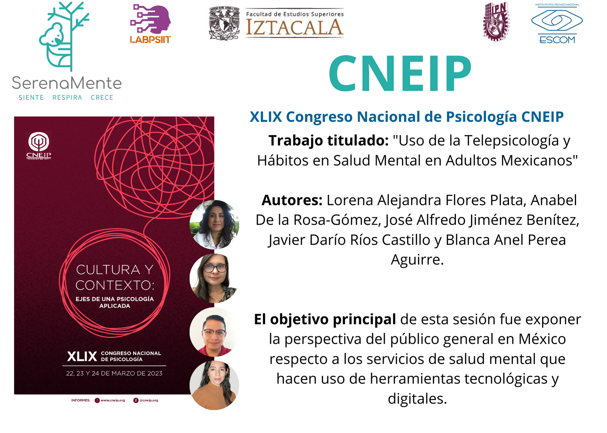 XLIX Congreso Nacional de Psicología CNEIP